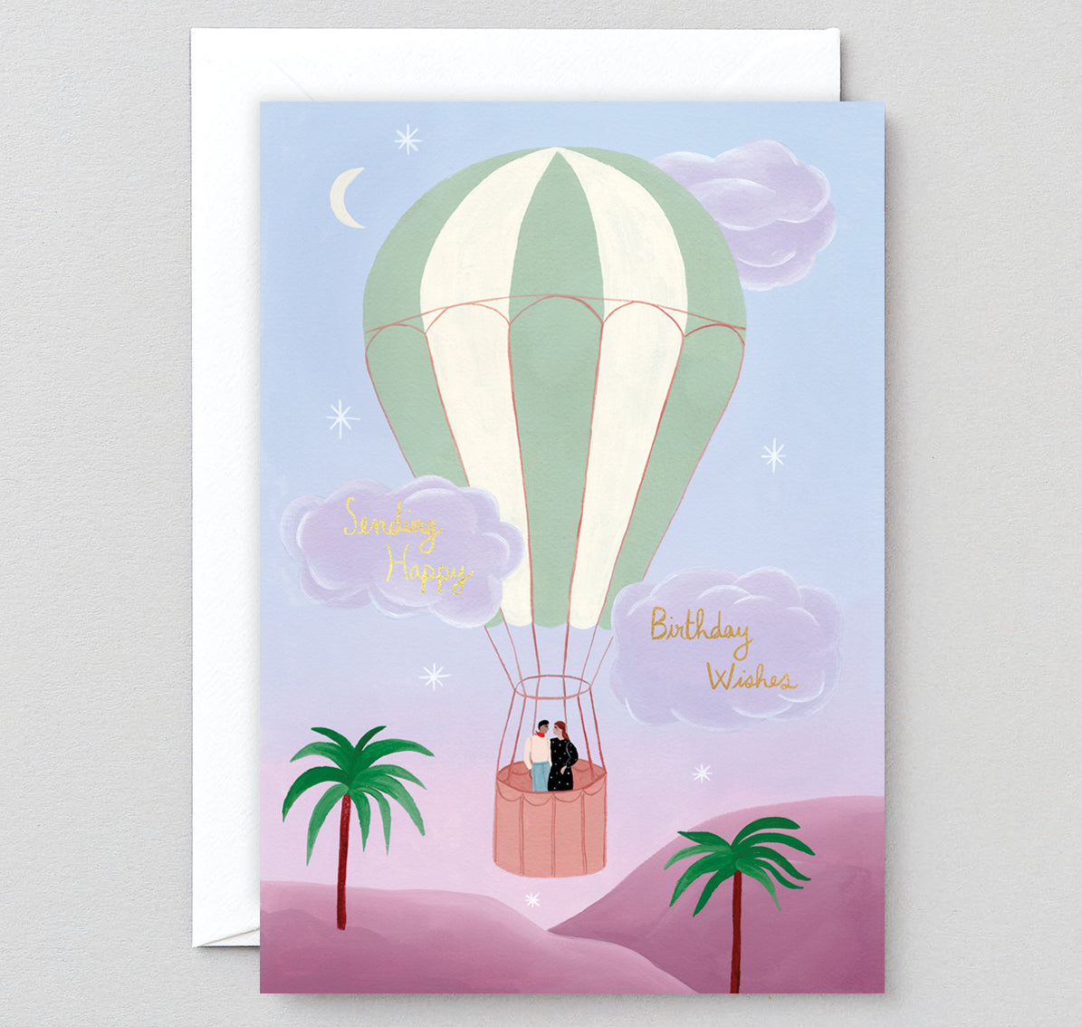 Hot Air Balloon Birthday Card