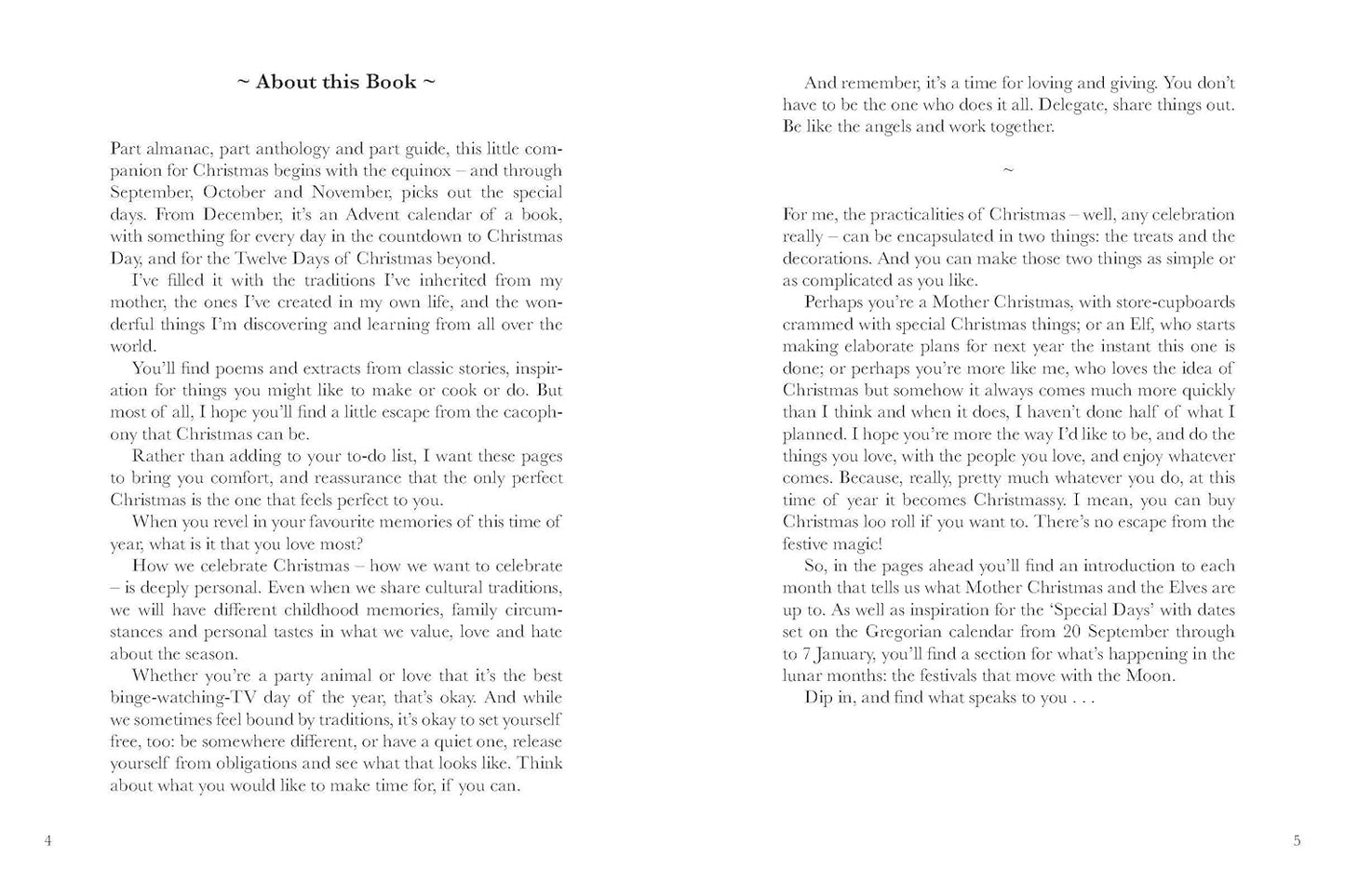 Christmas is Coming book inside pages