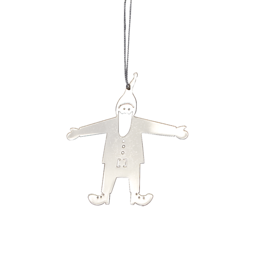 Metal Santa Hanging Decoration