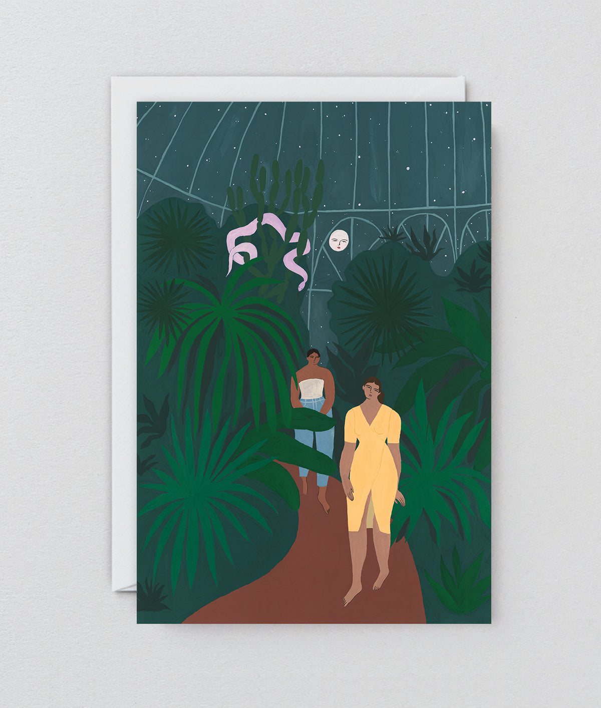 Night Time Garden Art Card