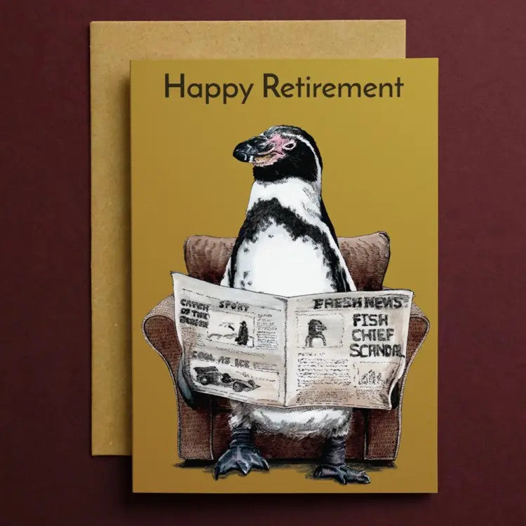 Penguin Retirement Card