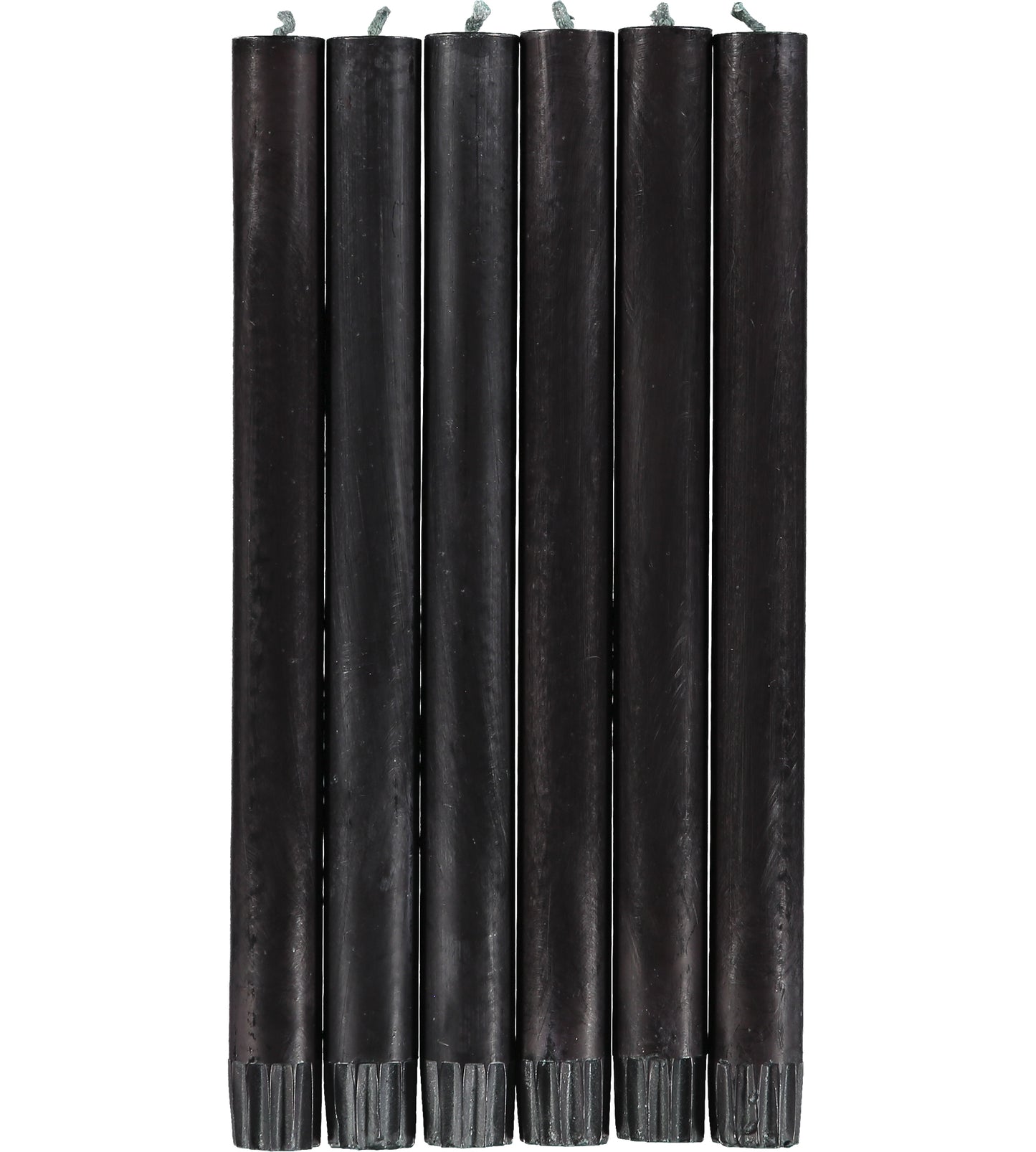 Set of 6 Plain Eco Dinner Candles - Various Colours