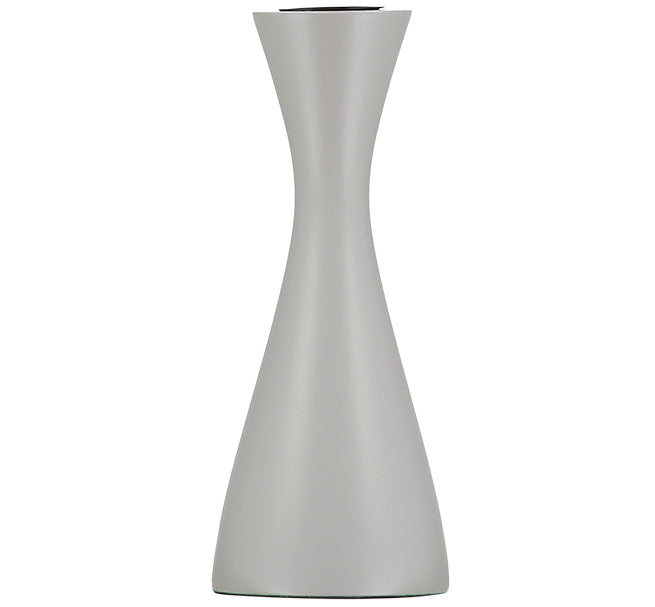Medium Gull Grey Candleholder