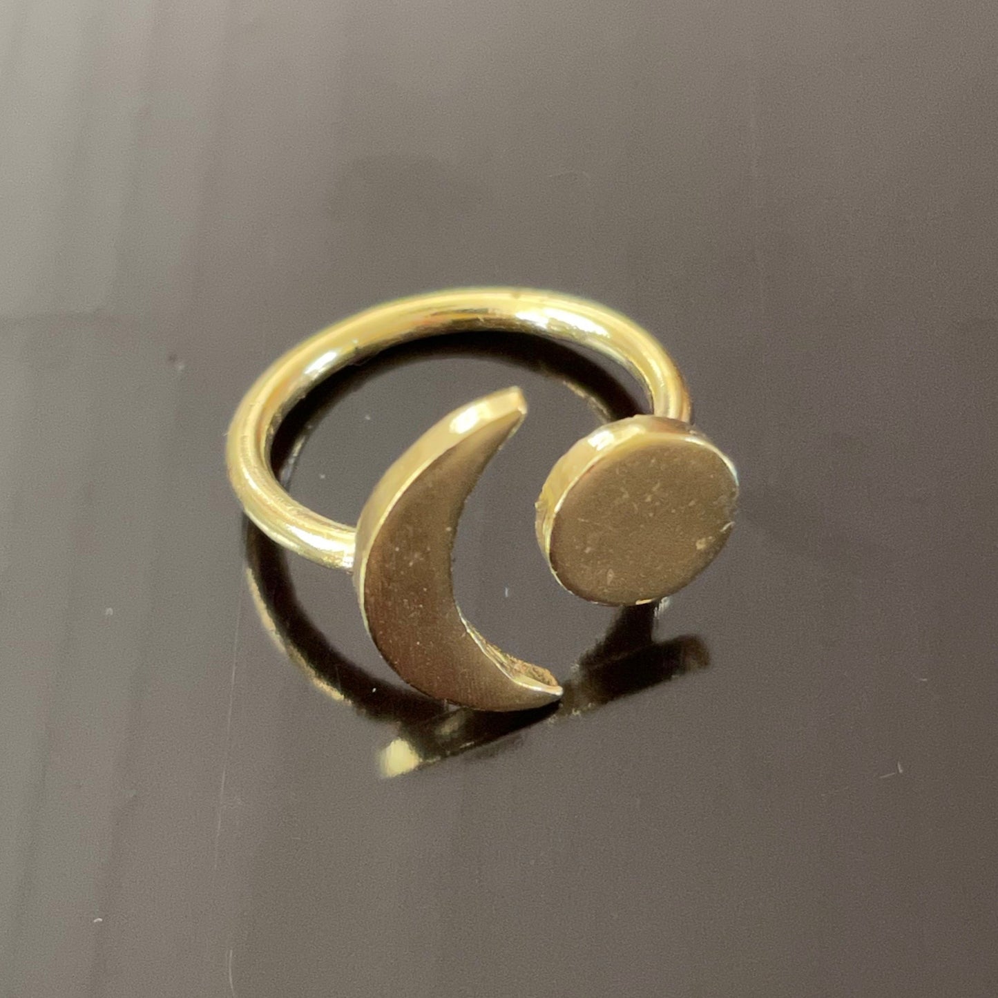 Irth Brass Cosmos Ring