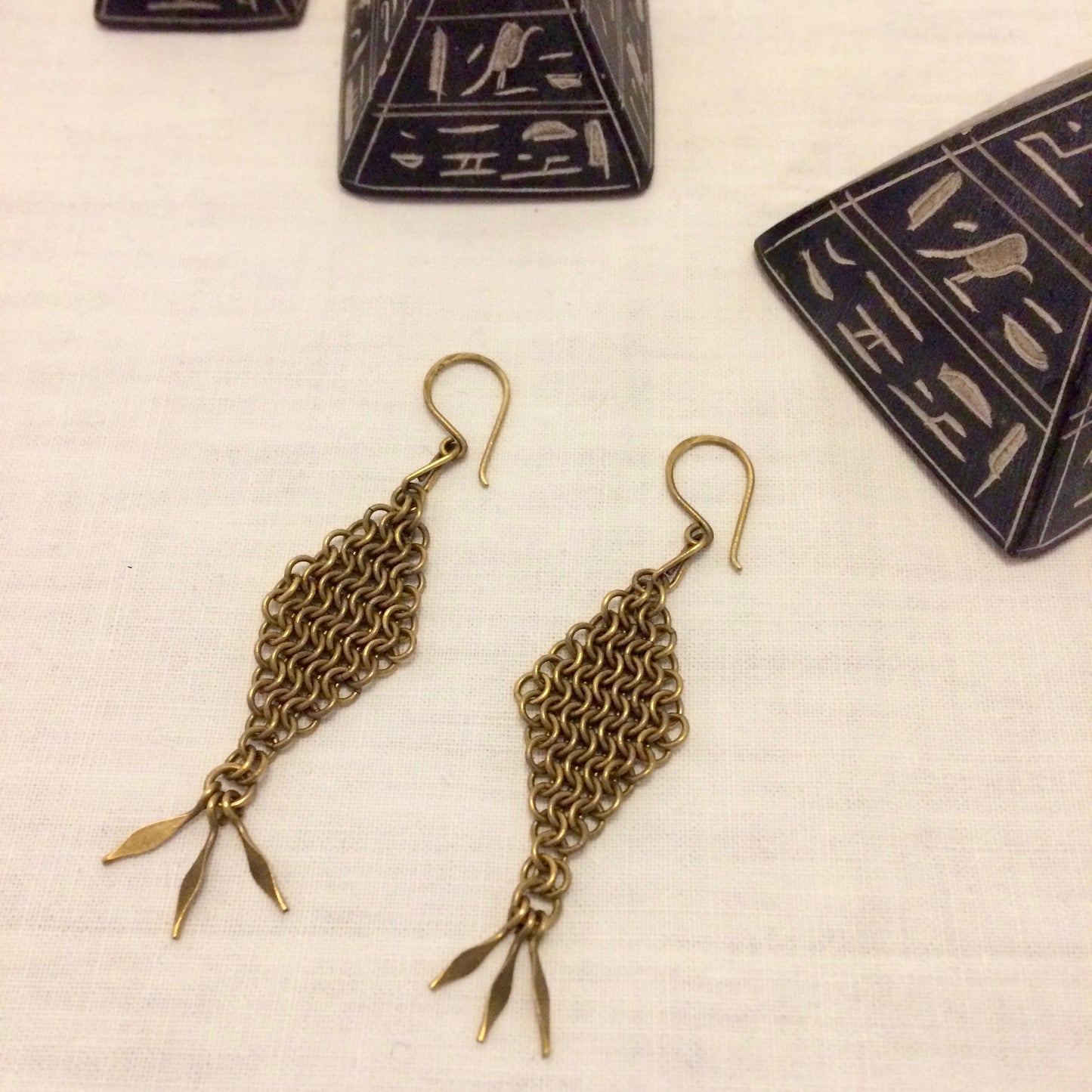 Irth Samaka Brass Earrings