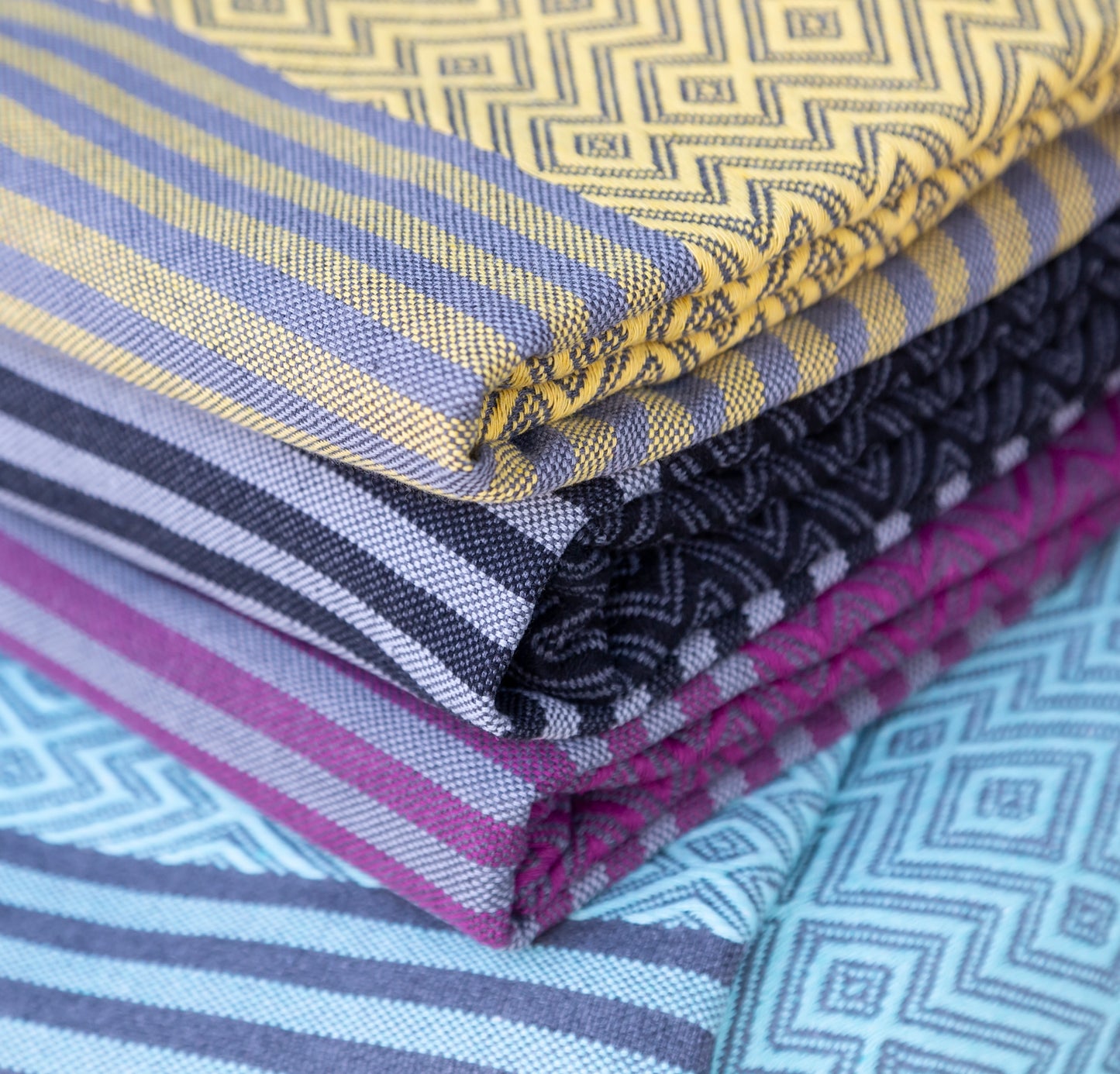 Diamond Pattern Turkish Hammam Towels detail