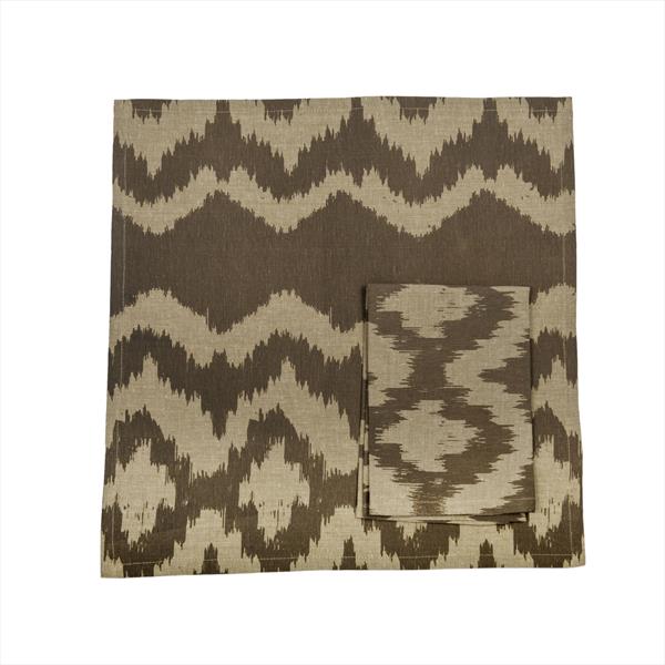 Ikat Cloth Napkins in grey
