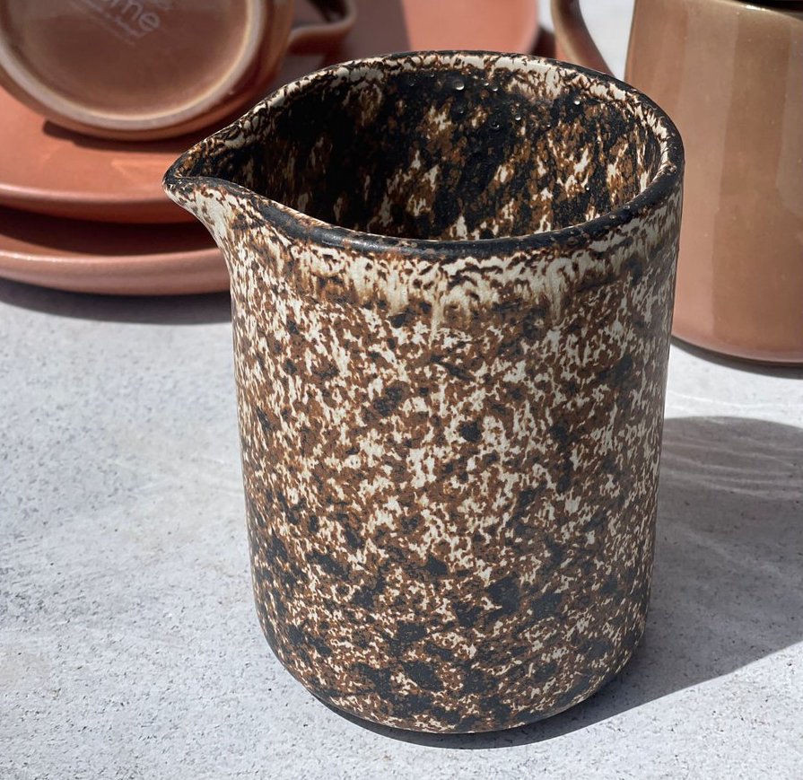 Wild Splash Glazed Stoneware Medium Jug