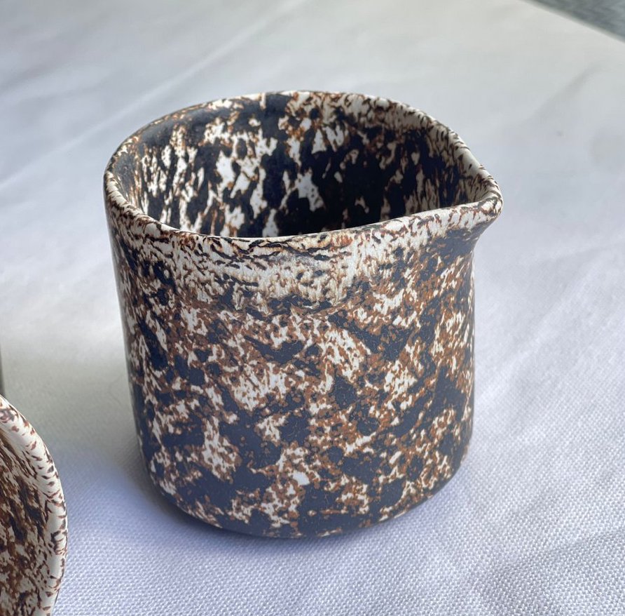 Wild Splash Glazed Stoneware Small Jug 2