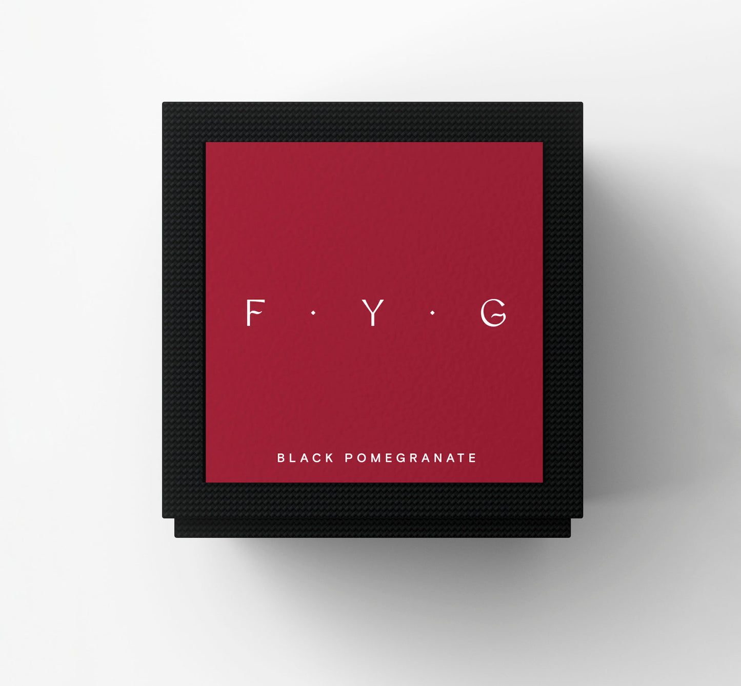FYG Black Pomegranate Candle in box