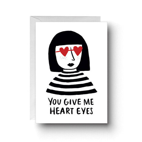 Heart Eyes Card
