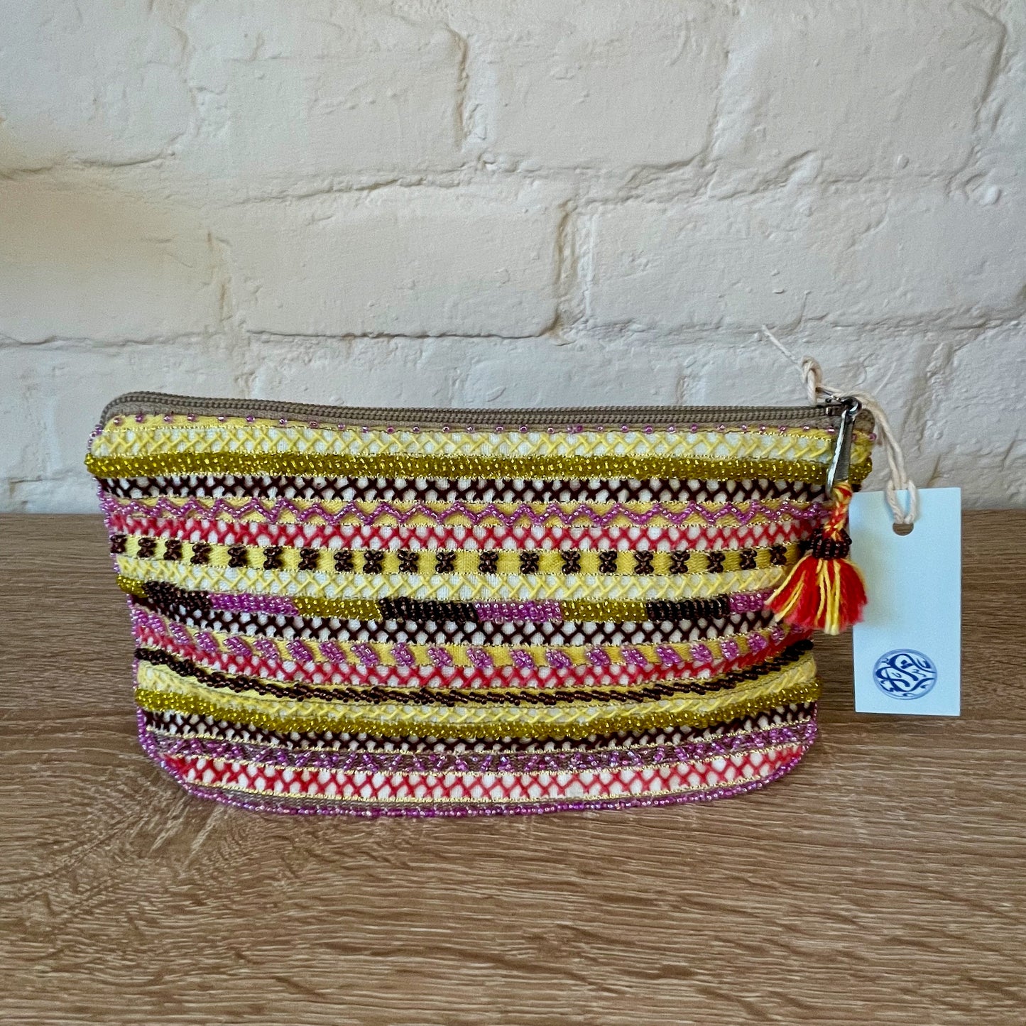 Bedouin Beaded Make-up Bags - Various Colours