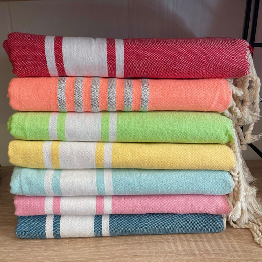Flatweave Cotton Fouta Towels