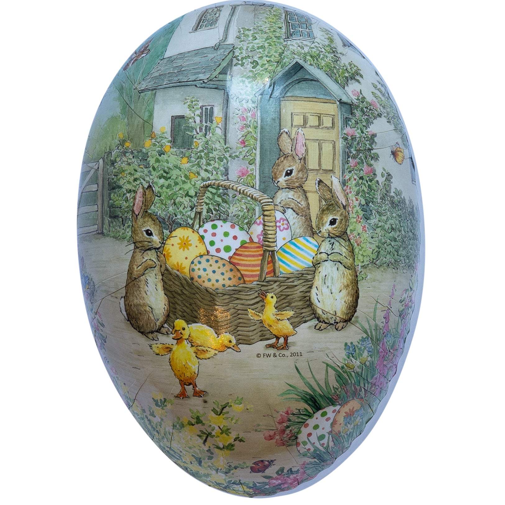 Easter Basket Beatrix Potter Papier Mache Fillable Easter Egg