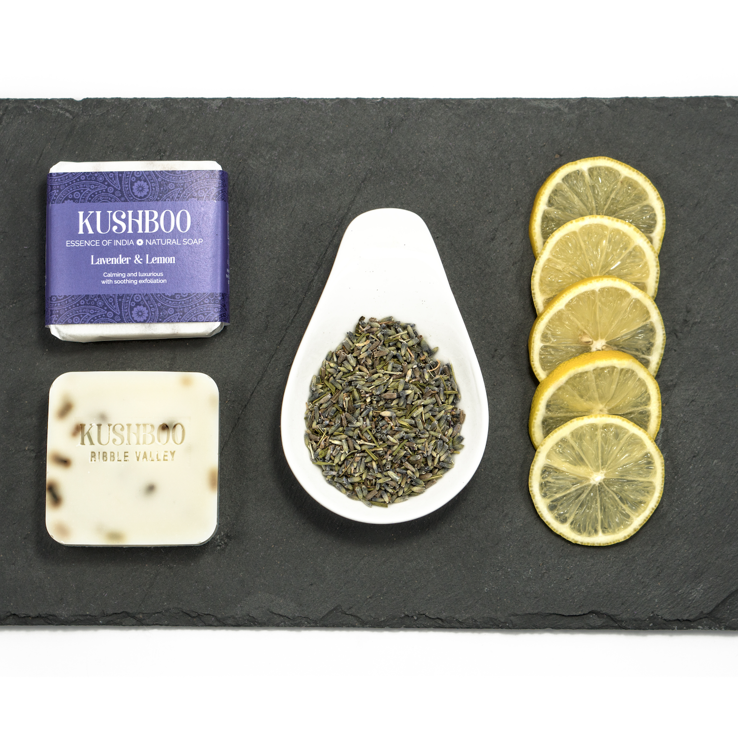 Lavender and Lemon Handmade Soap still life