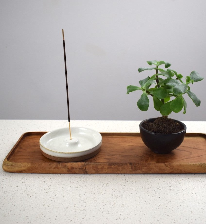 Ceramic Incense Holder with Nag Champa Sticks 2