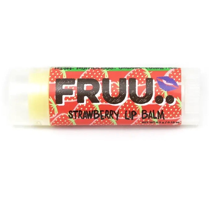 FRUU Strawberry Natural Fruit Lip Balm Stick